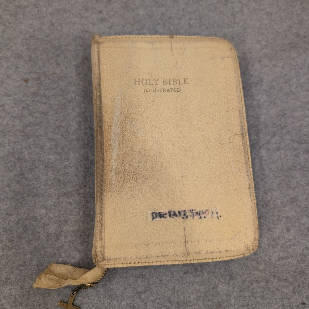 Vintage King James Version Holy Bible World Publishing Zippered White Cover KJV - Picture 1 of 6